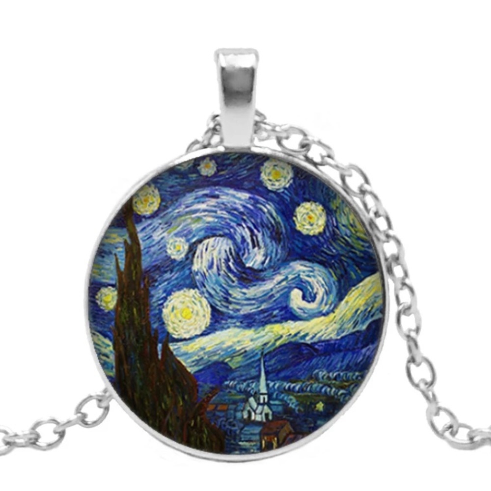 Starry Night Van Gogh Necklace